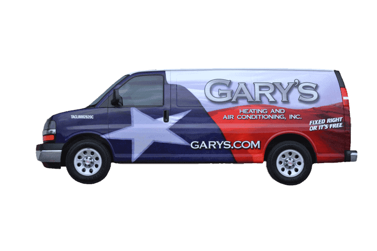 Gary's Heating and Air Conditioning, Inc. Van